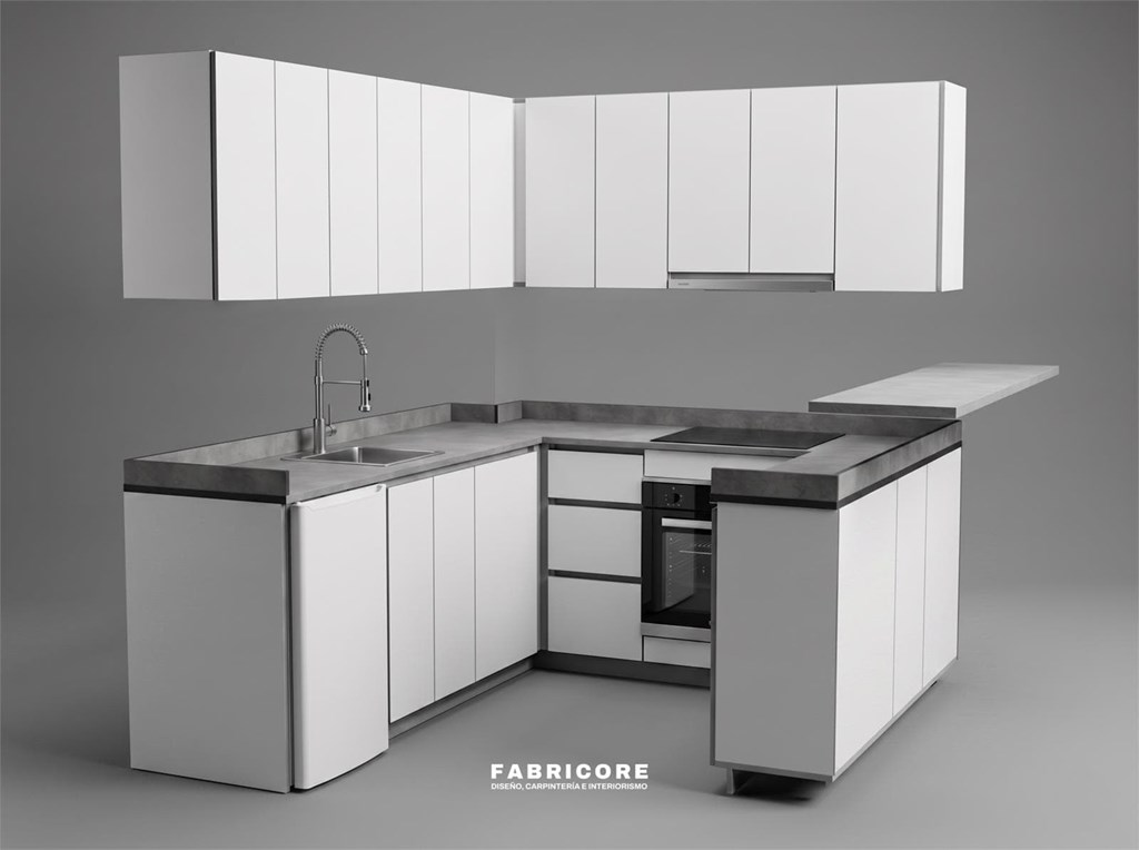 Foto 1 Cocina en forma de U Urzáiz 