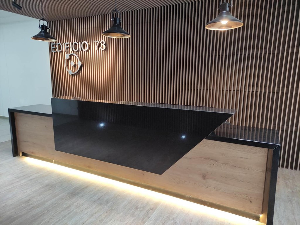 Foto 1 Edificio 73 – Diseño de recepción y zonas comunes